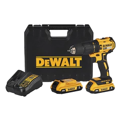 Kit Taladro Percutor Atornill DEWALT 20V 13mm Sin Carbones - DCD7781D2