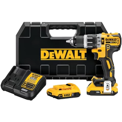 Kit Taladro Percutor Atornillador DEWALT 13mm 20V Max XR Brushless DCD796D2