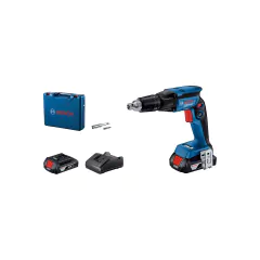 Kit Atornillador BOSCH + 2 baterías y cargador para construcción en seco 18v GTB 185-LI